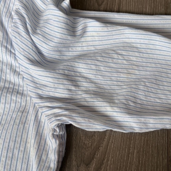 J. Crew Flannel Long-Sleeve Pajama Top In Stripe Size XXL - Picture 9 of 12